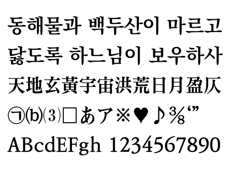 KoPub바탕체 Bold : KoPubBatang_Pro Bold.otf