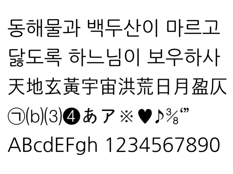 나눔고딕 Regular : NanumGothic.otf
