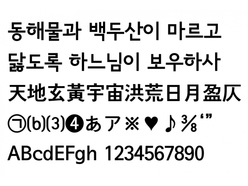 서울남산체 Extra Bold : SeoulNamsanEB.otf