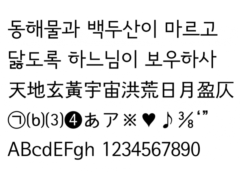 서울남산체 Medium : SeoulNamsanM.otf